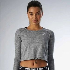 Gymshark drawstring crop top!